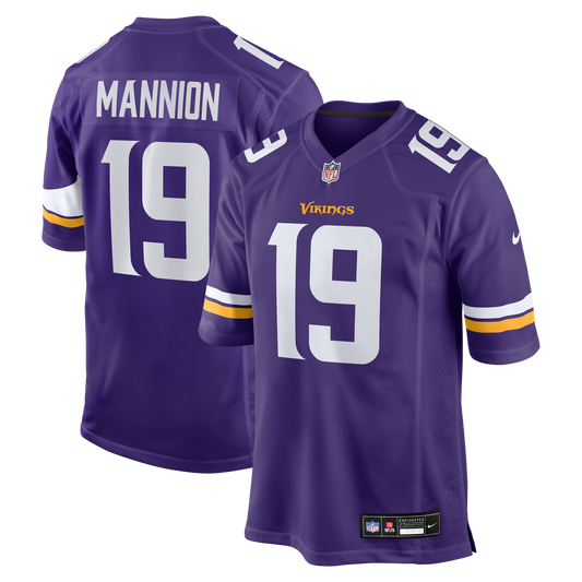 Minnesota Vikings Sean Mannion Nike Purple Game Jersey product image 1