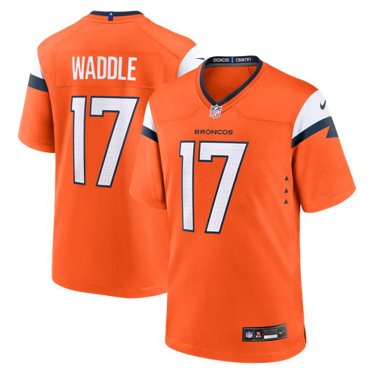 Denver Broncos Jaylen Waddle Nike Orange Game Jersey product image 1