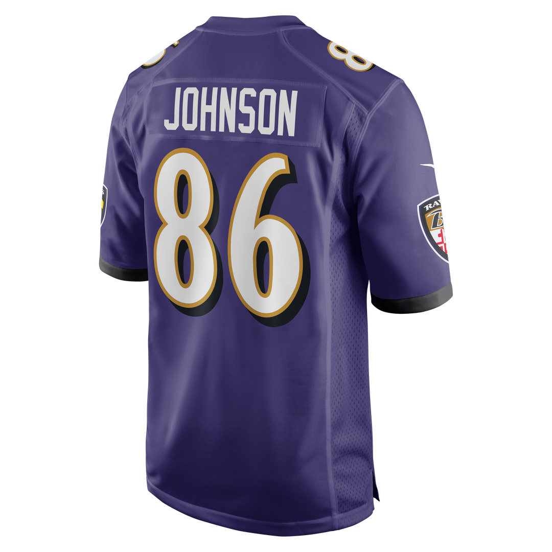 Baltimore Ravens Cornelius Johnson Nike Purple Game Jersey product image 3