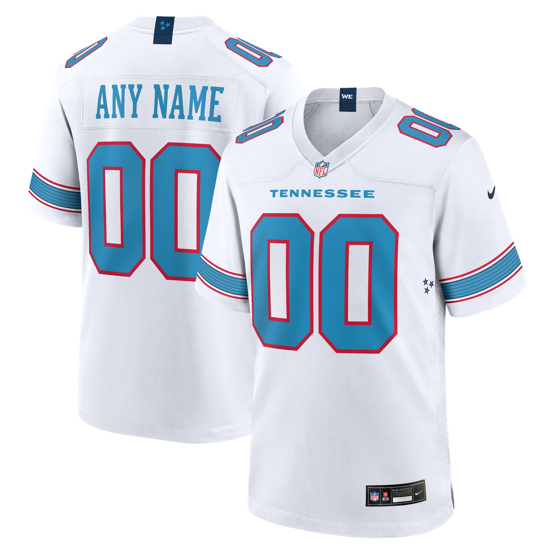Tennessee Titans Nike White Game Custom Jersey product image 1