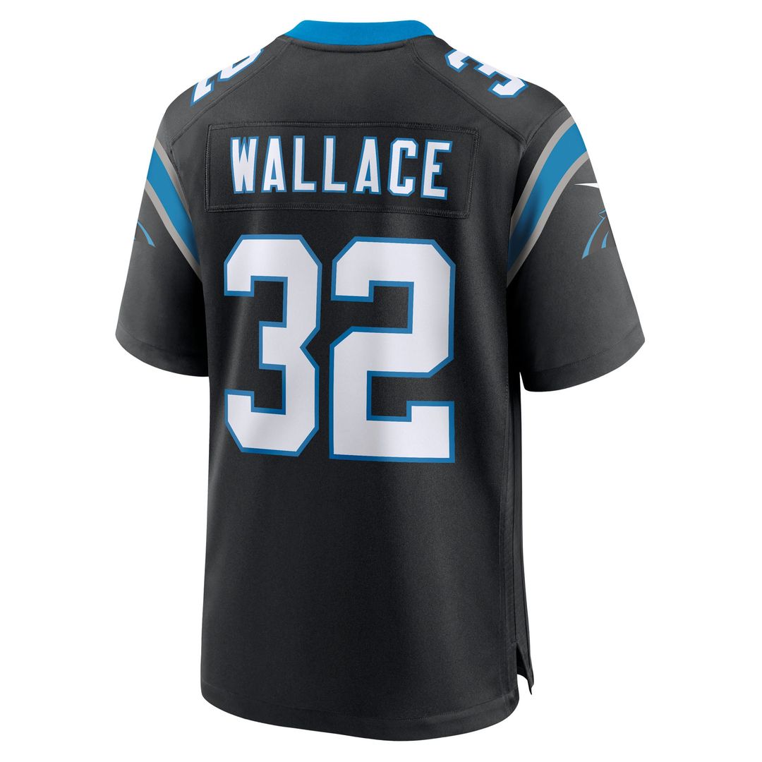Carolina Panthers Trevin Wallace Nike Black Game Jersey product image 3