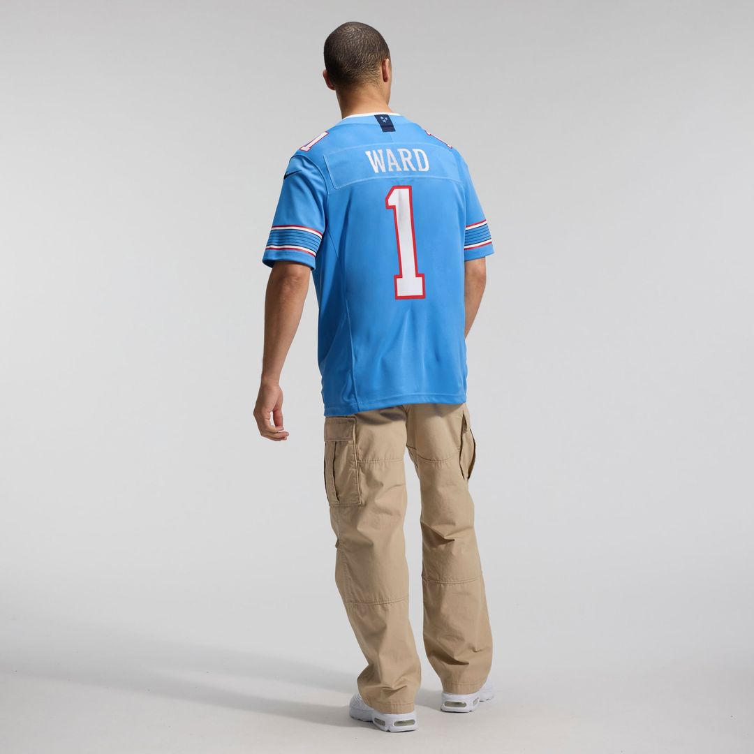 Tennessee Titans Cameron Ward Nike Light Blue Team Vapor product image 7