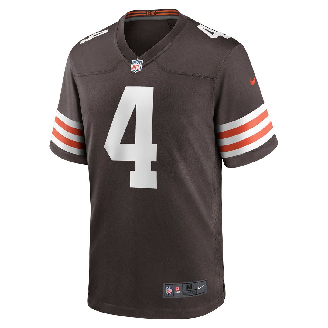 Cleveland Browns Deshaun Watson Nike White Game Jersey product image 8