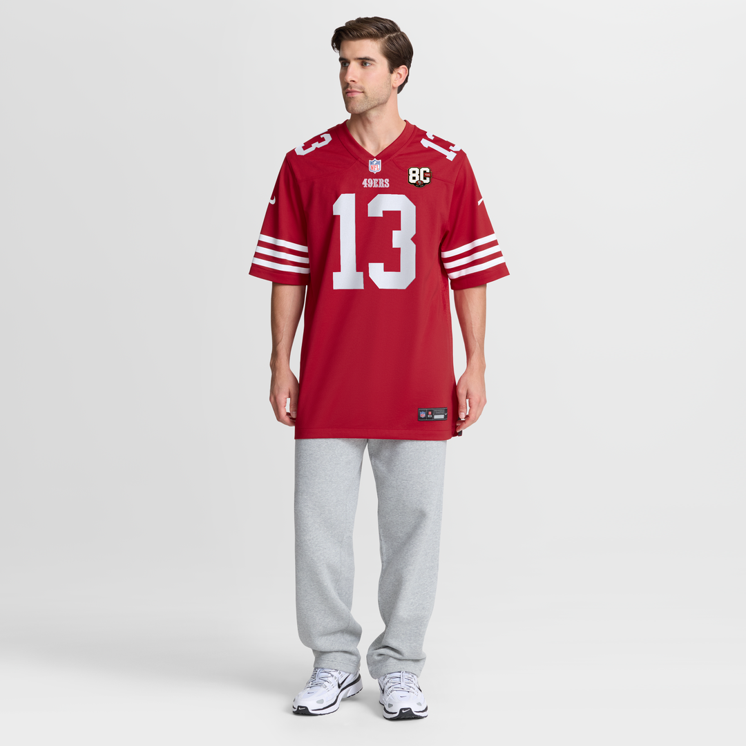 San Francisco 49ers Brock Purdy Nike Scarlet 80th product image 2