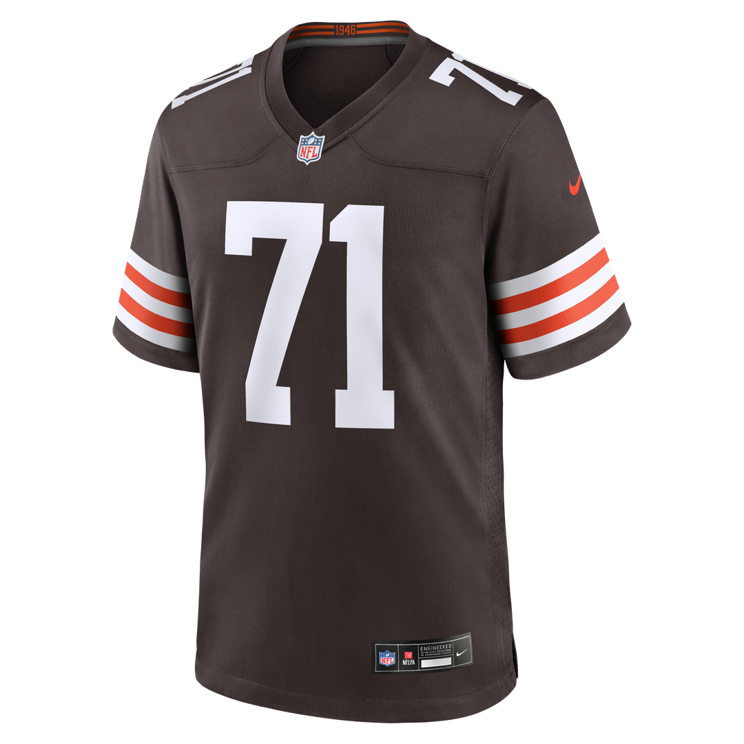 Cleveland Browns Tytus Howard Nike Brown Game Jersey product image 2
