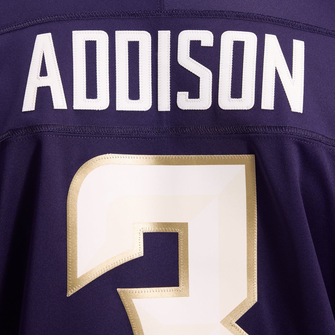 Minnesota Vikings Jordan Addison Nike Purple 2026 Rivalries product image 19