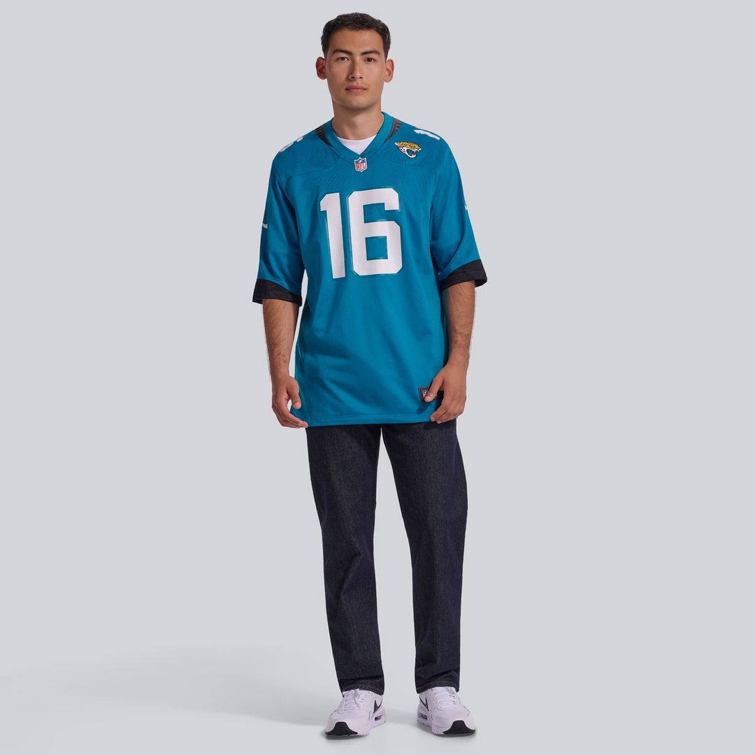 Jacksonville Jaguars Trevor Lawrence Nike Teal Home Game product image 4