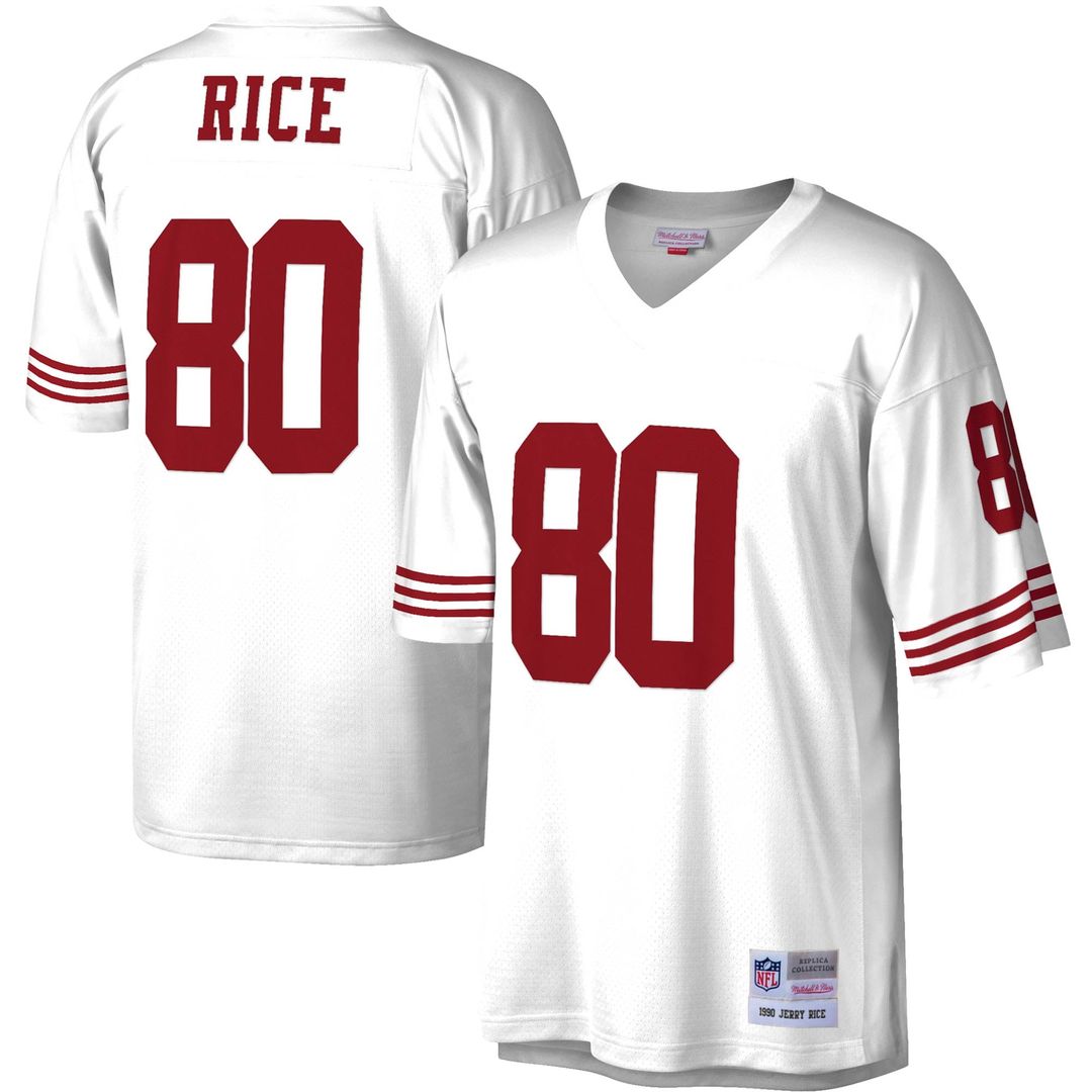 San Francisco 49ers Jerry Rice Mitchell & Ness White Legacy product image 1