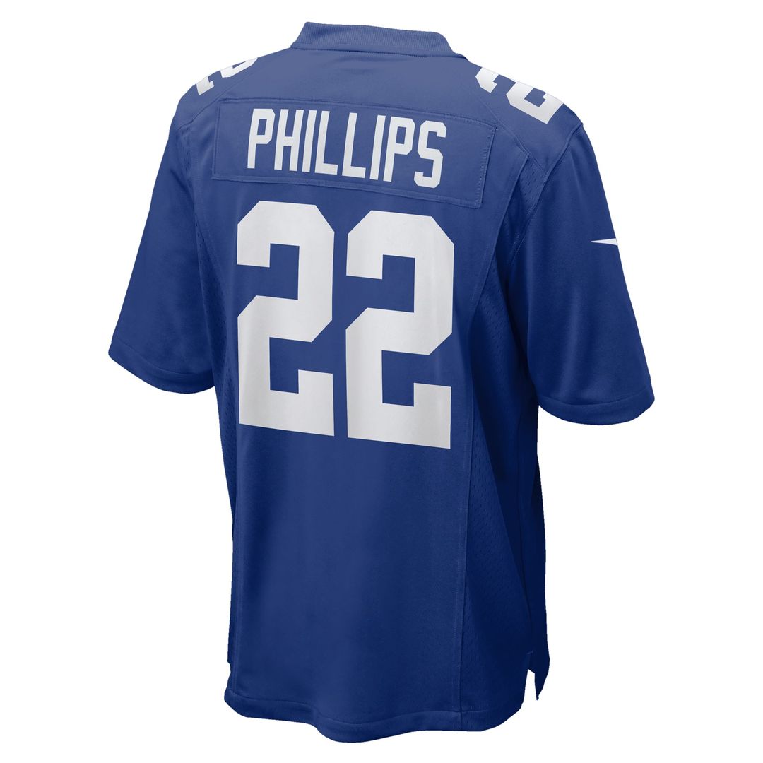 New York Giants Dru Phillips Nike Royal Game Jersey product image 3
