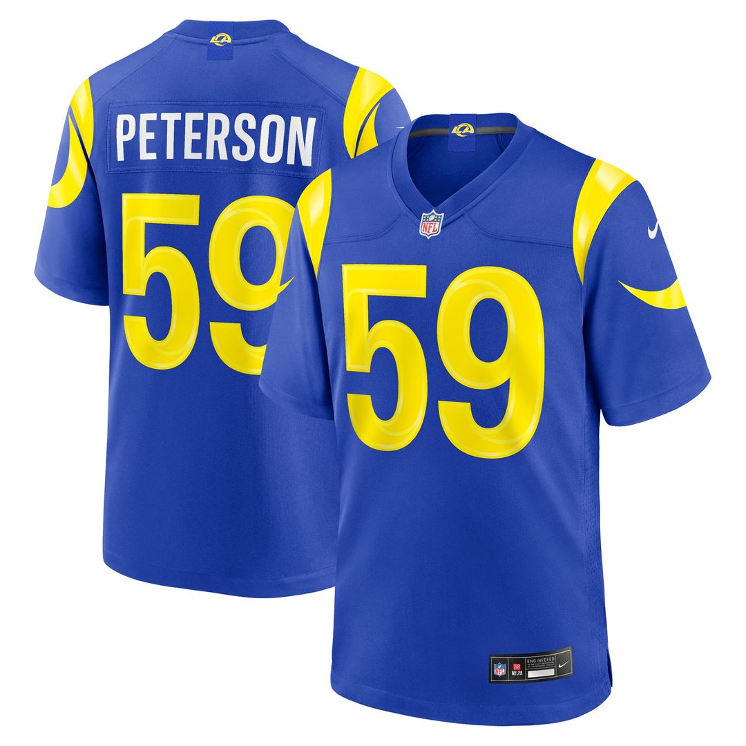 Los Angeles Rams Darryl Peterson Nike Royal Game Jersey product image 1