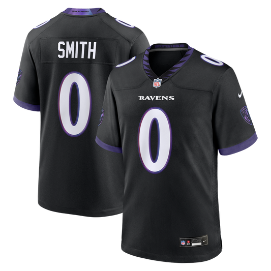 Baltimore Ravens Roquan Smith Nike Black Alternate Game product image 1