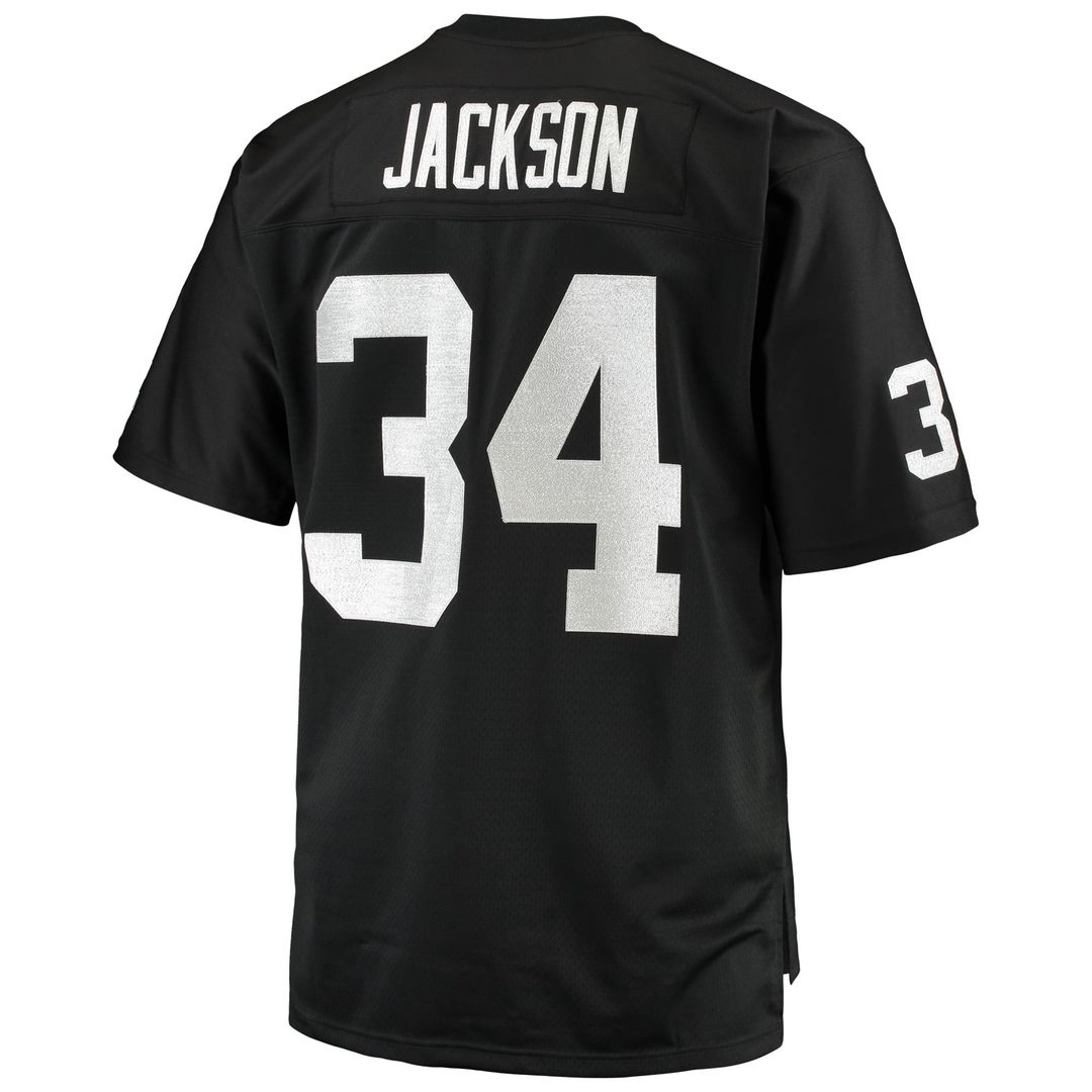 Las Vegas Raiders Bo Jackson Mitchell & Ness Black Big & product image 3
