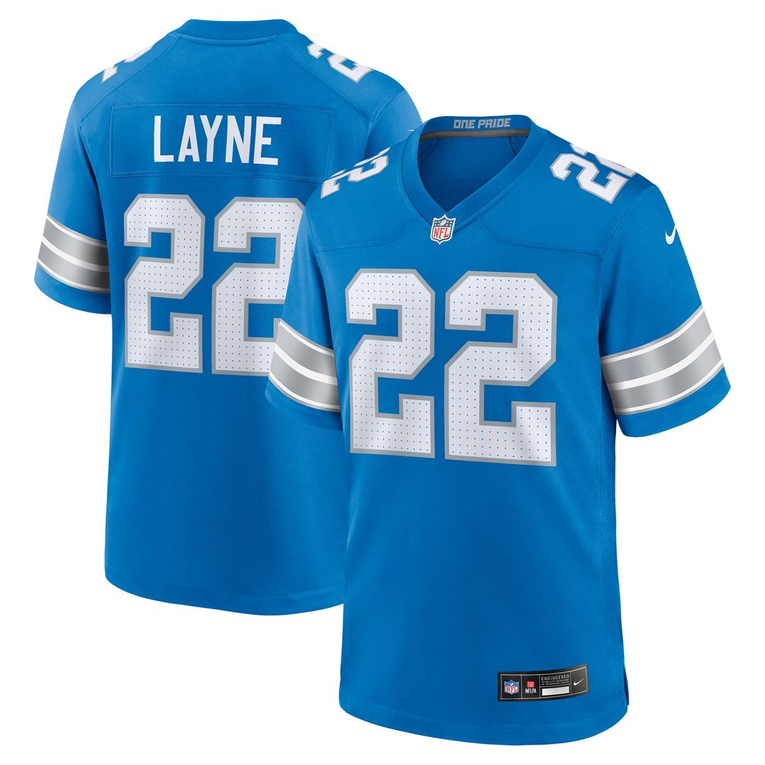 Detroit Lions Bobby Layne Nike Blue Retired Game Jersey product image 1