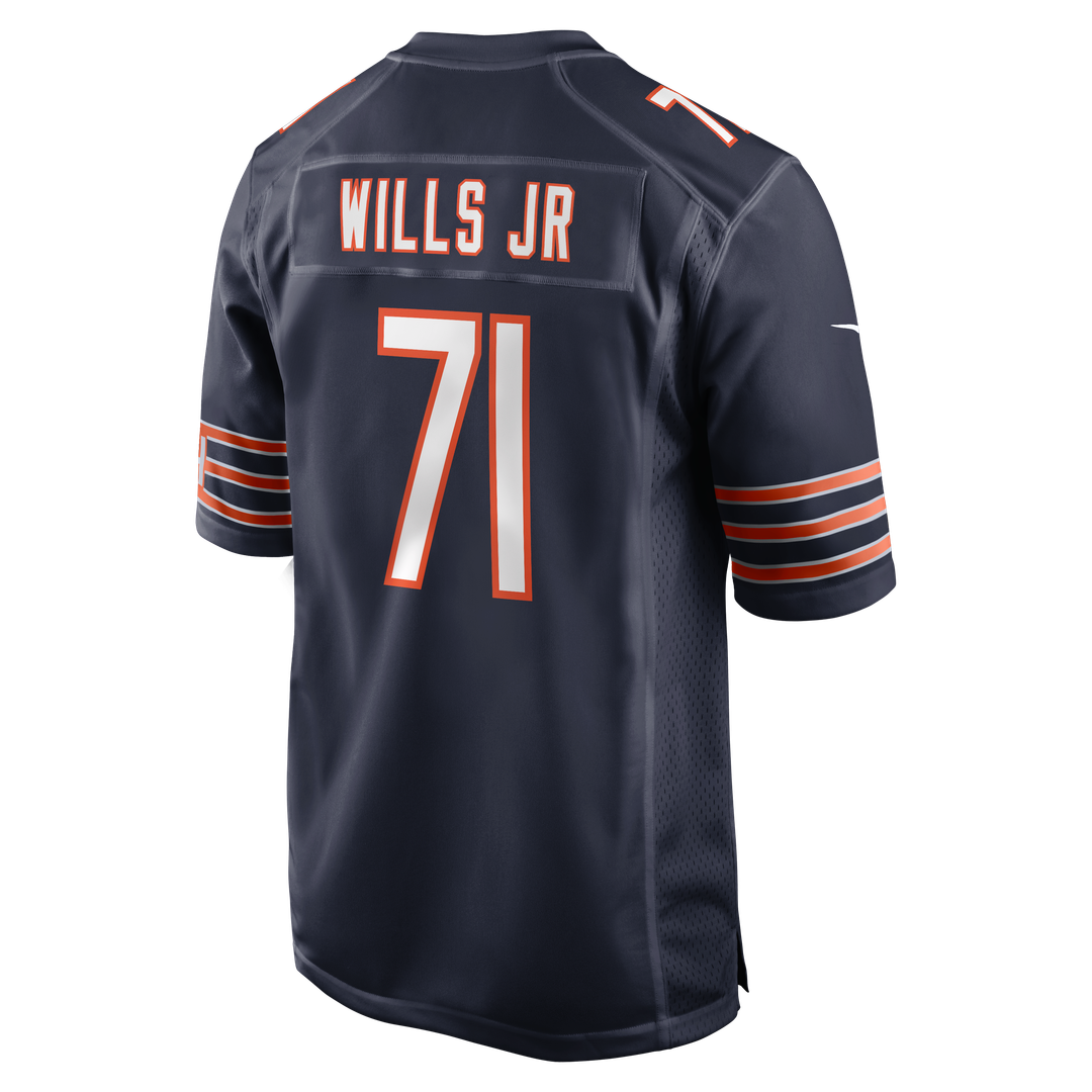 Chicago Bears Jedrick Wills Jr. Nike Navy Game Jersey product image 3