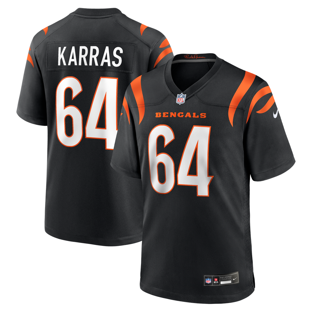 Cincinnati Bengals Ted Karras Nike Black Game Jersey product image 1