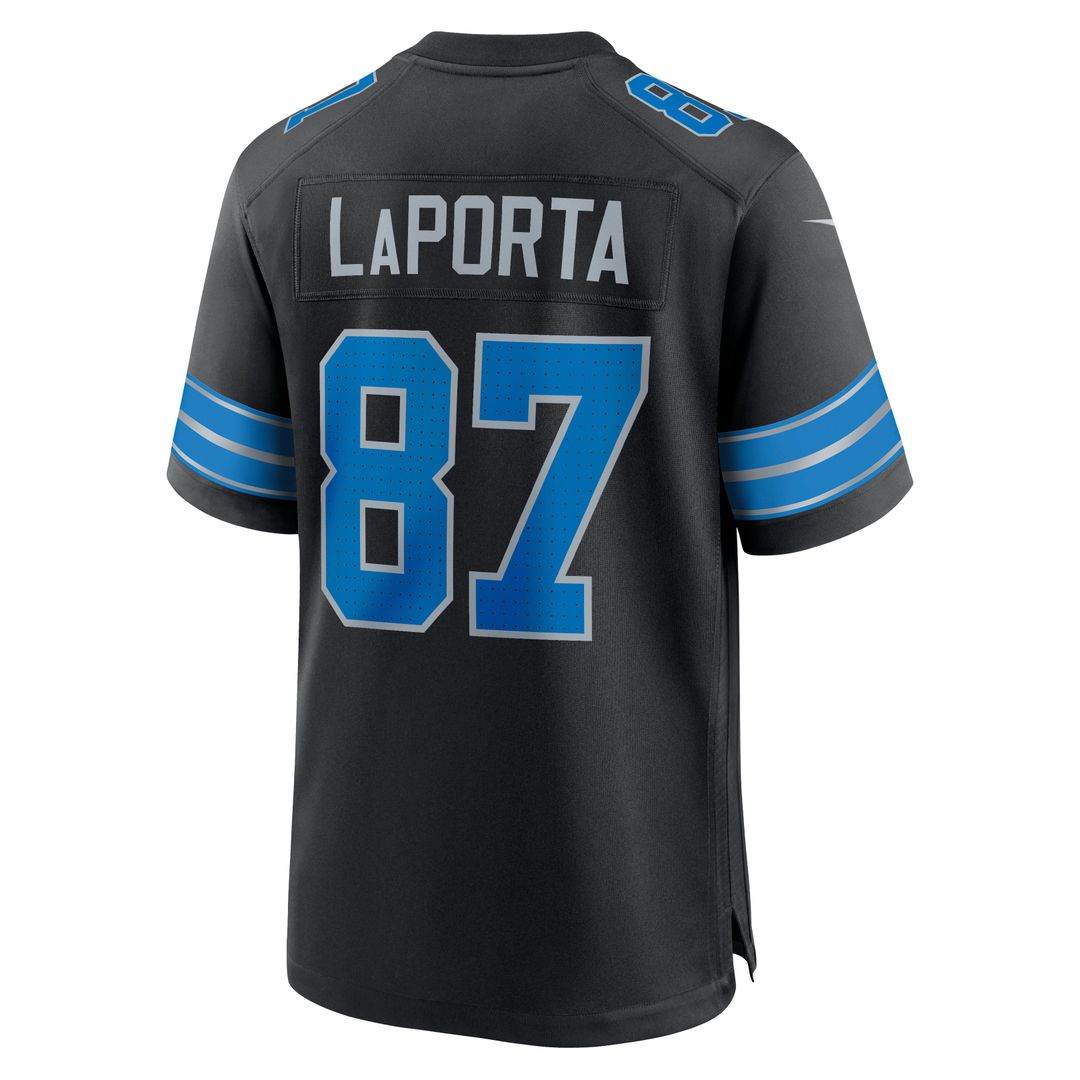 Detroit Lions Sam LaPorta Nike Black 2nd Alternate Game product image 11