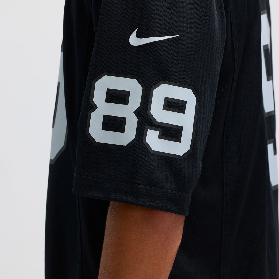 Las Vegas Raiders Brock Bowers Nike Black Game Jersey product image 24