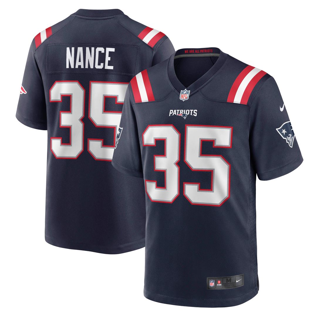New England Patriots Jim Nance Nike Navy Retired Player product image 1