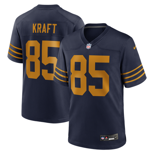 Green Bay Packers Tucker Kraft Nike Navy Alternate Game product image 1