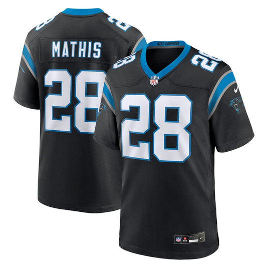 Carolina Panthers Damarri Mathis Nike Black Game Jersey product image 1
