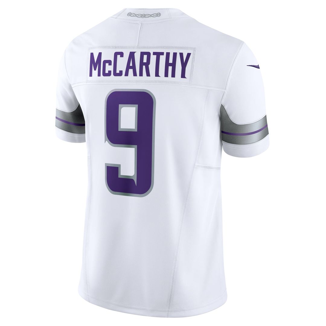 Minnesota Vikings J.J. McCarthy Nike White Vapor FUSE product image 3