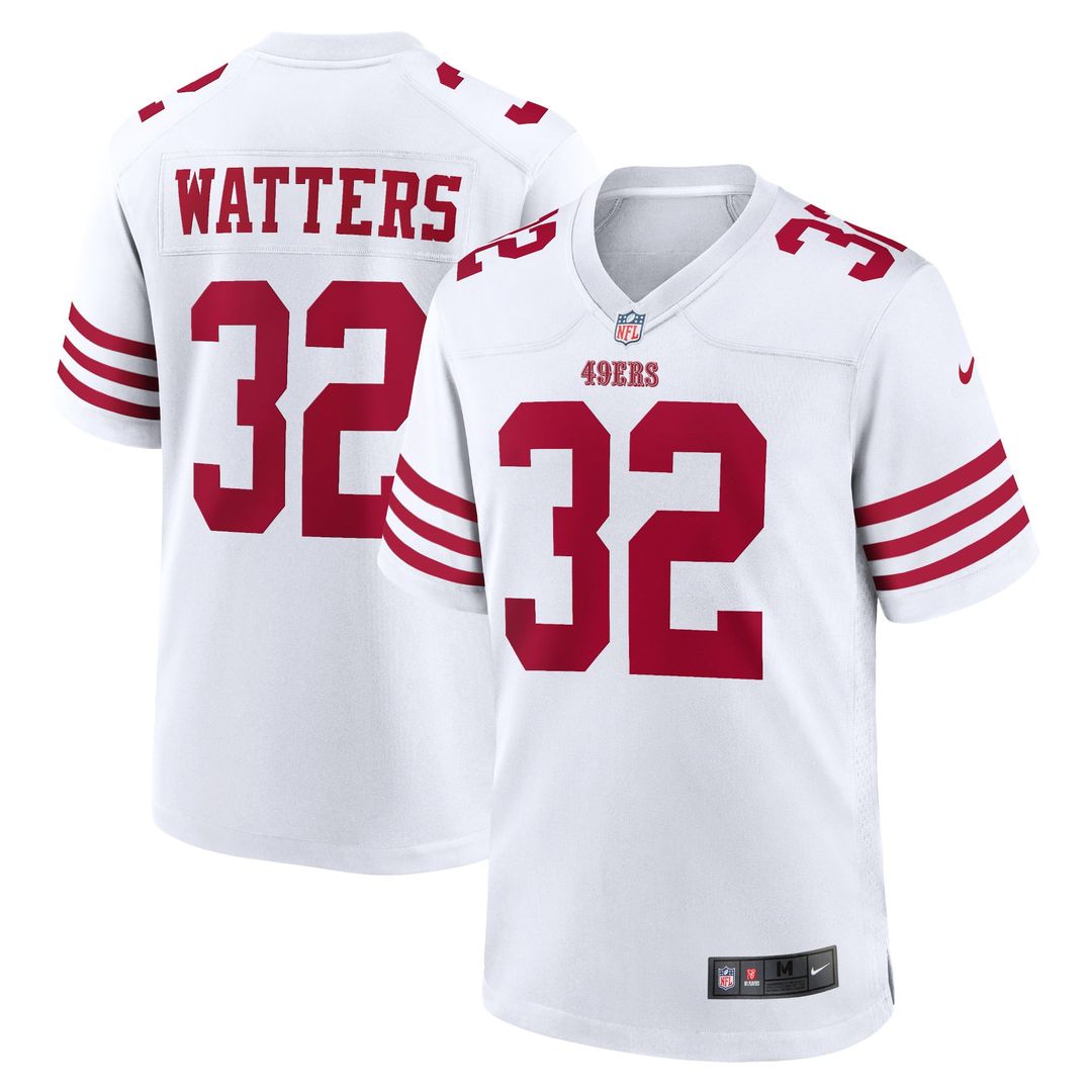 San Francisco 49ers Ricky Watters Nike White Retired Game product image 1