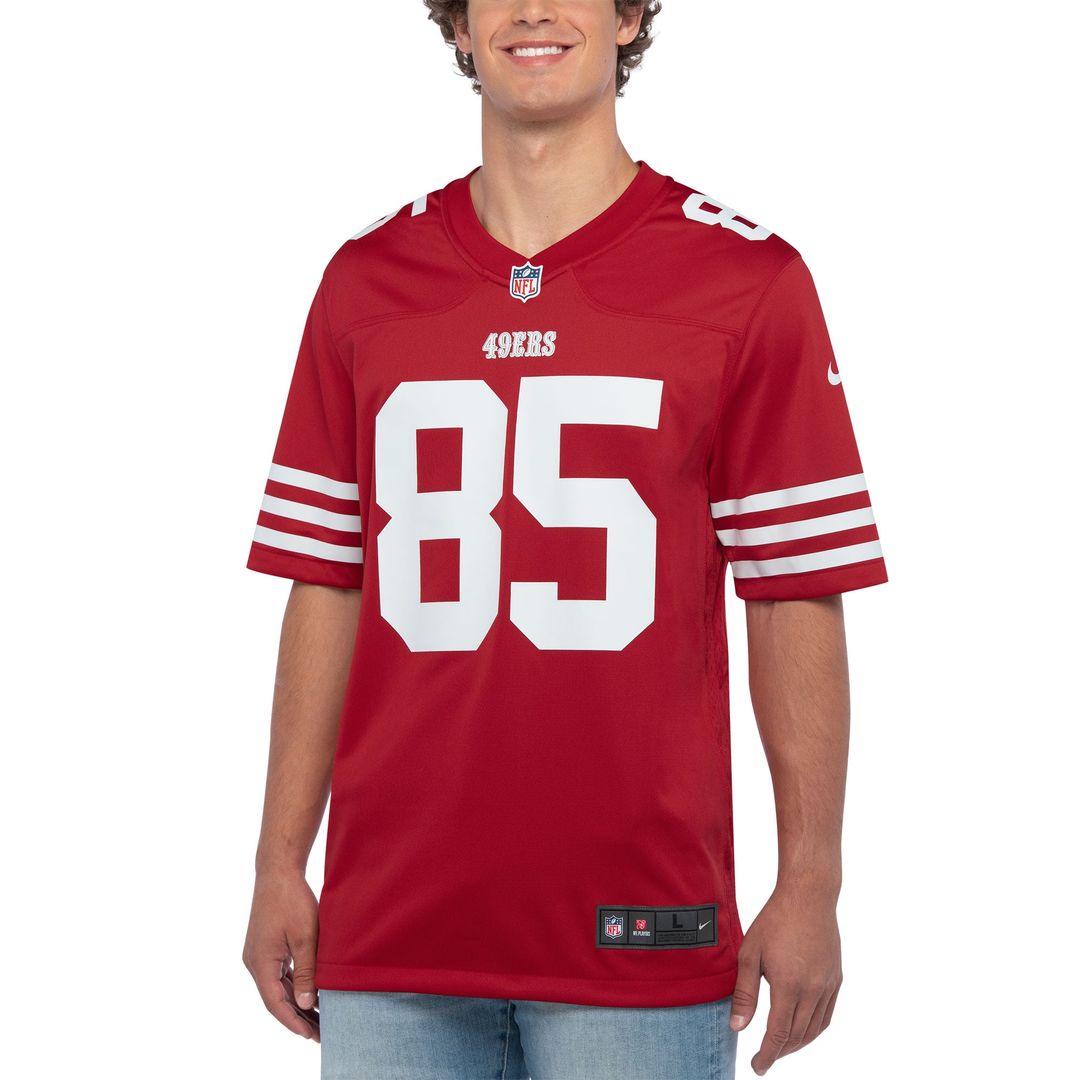 San Francisco 49ers George Kittle Nike White Game Jersey product image 10