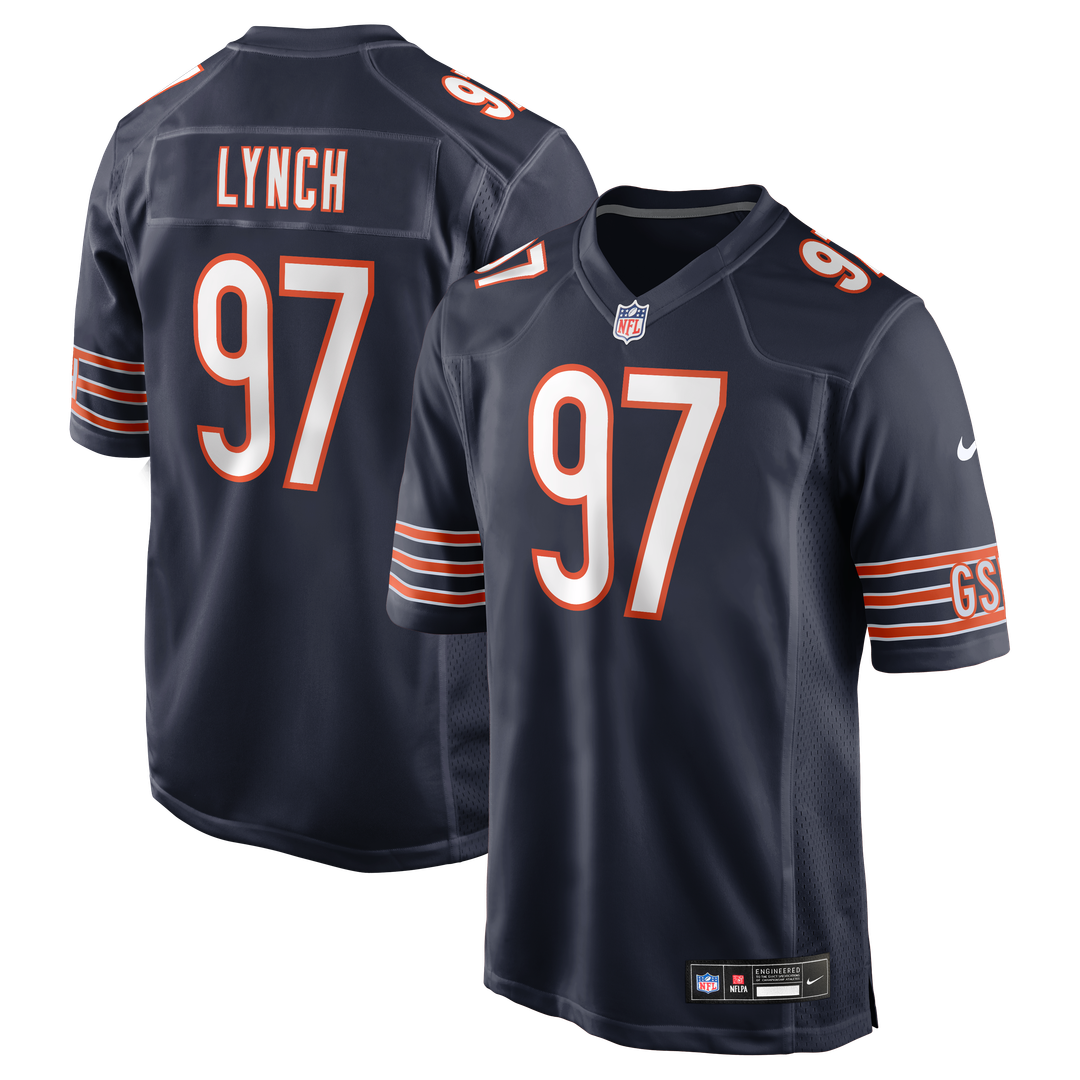 Chicago Bears James Lynch Nike Navy Game Jersey product image 1