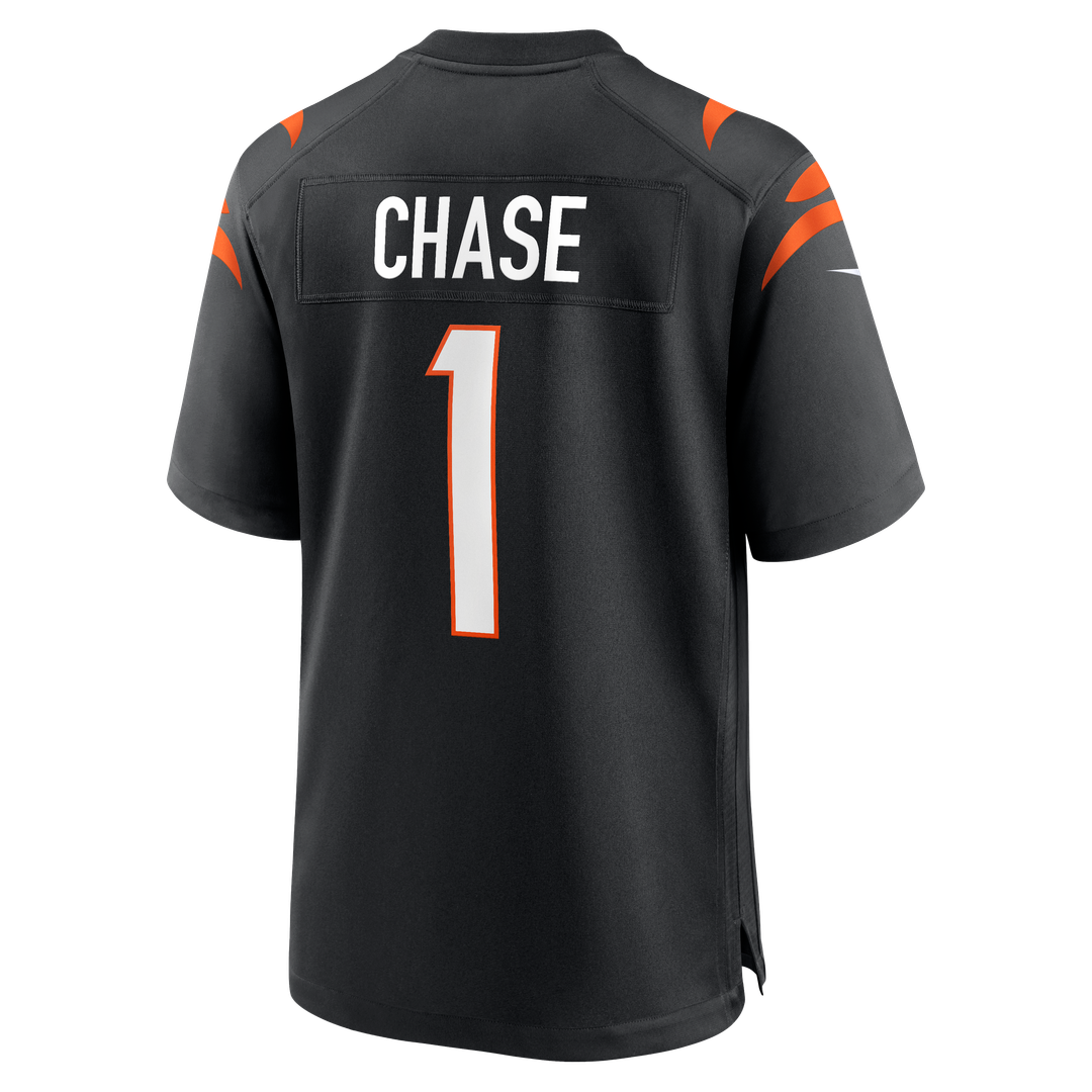 Cincinnati Bengals Ja'Marr Chase Nike Black Game Jersey product image 11