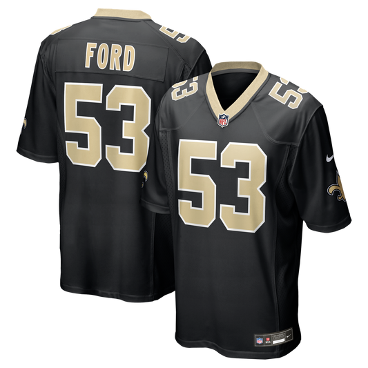 New Orleans Saints Jaylan Ford Nike Black Game Jersey product image 1