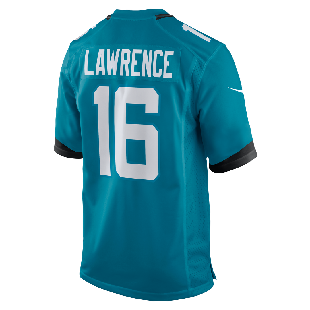Jacksonville Jaguars Trevor Lawrence Nike Teal Game Jersey product image 3