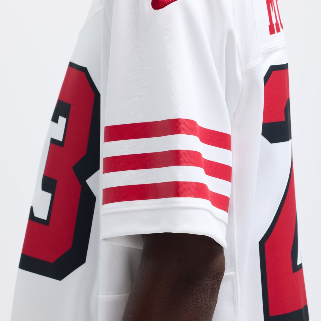 San Francisco 49ers Christian McCaffrey Nike White Vapor product image 20