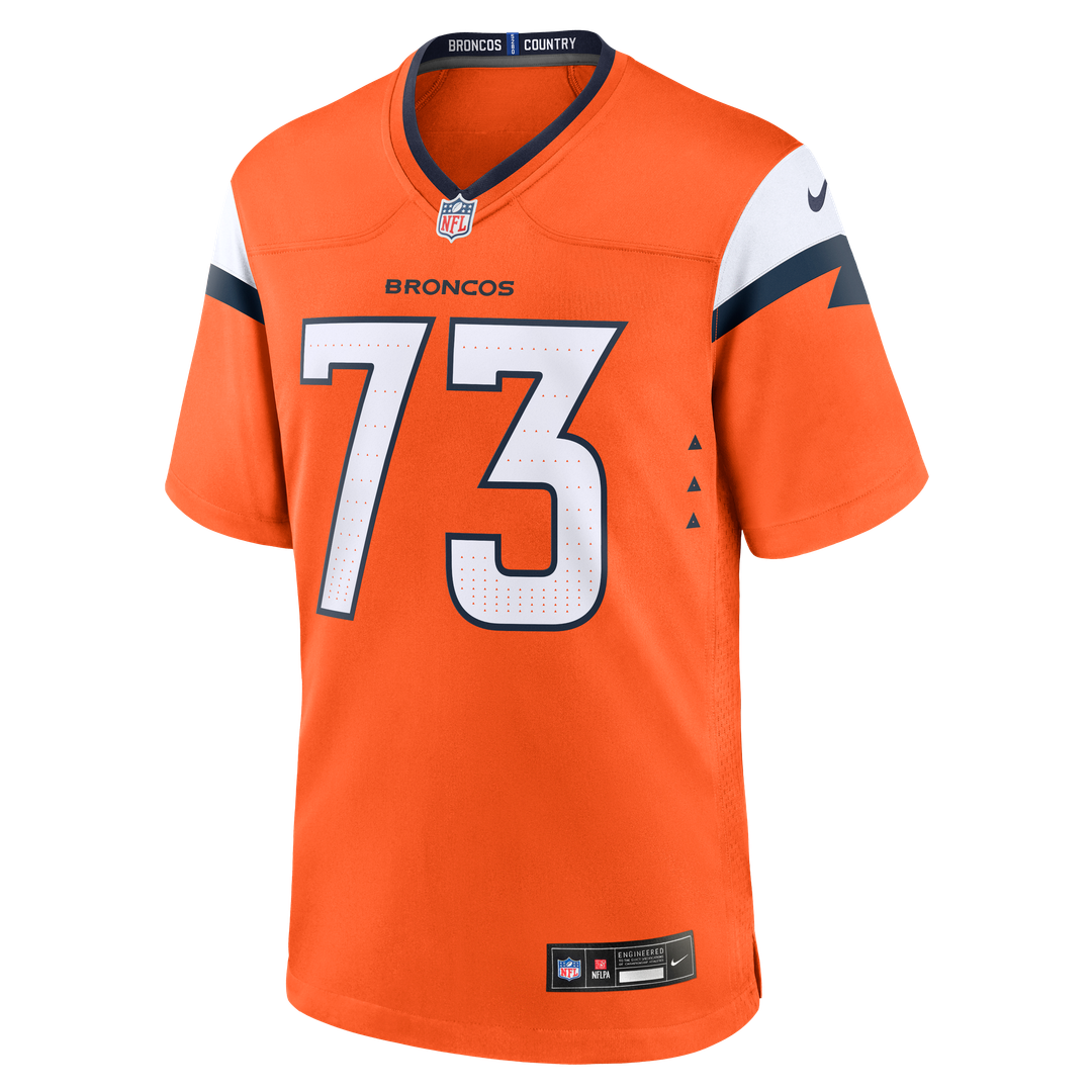 Denver Broncos Frank Crum Nike Orange Game Jersey product image 2