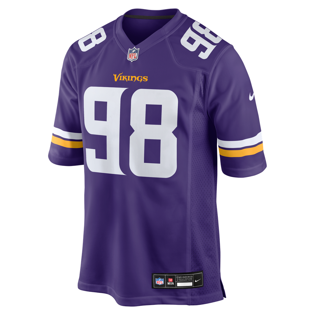 Minnesota Vikings Bo Richter Nike Purple Game Jersey product image 2
