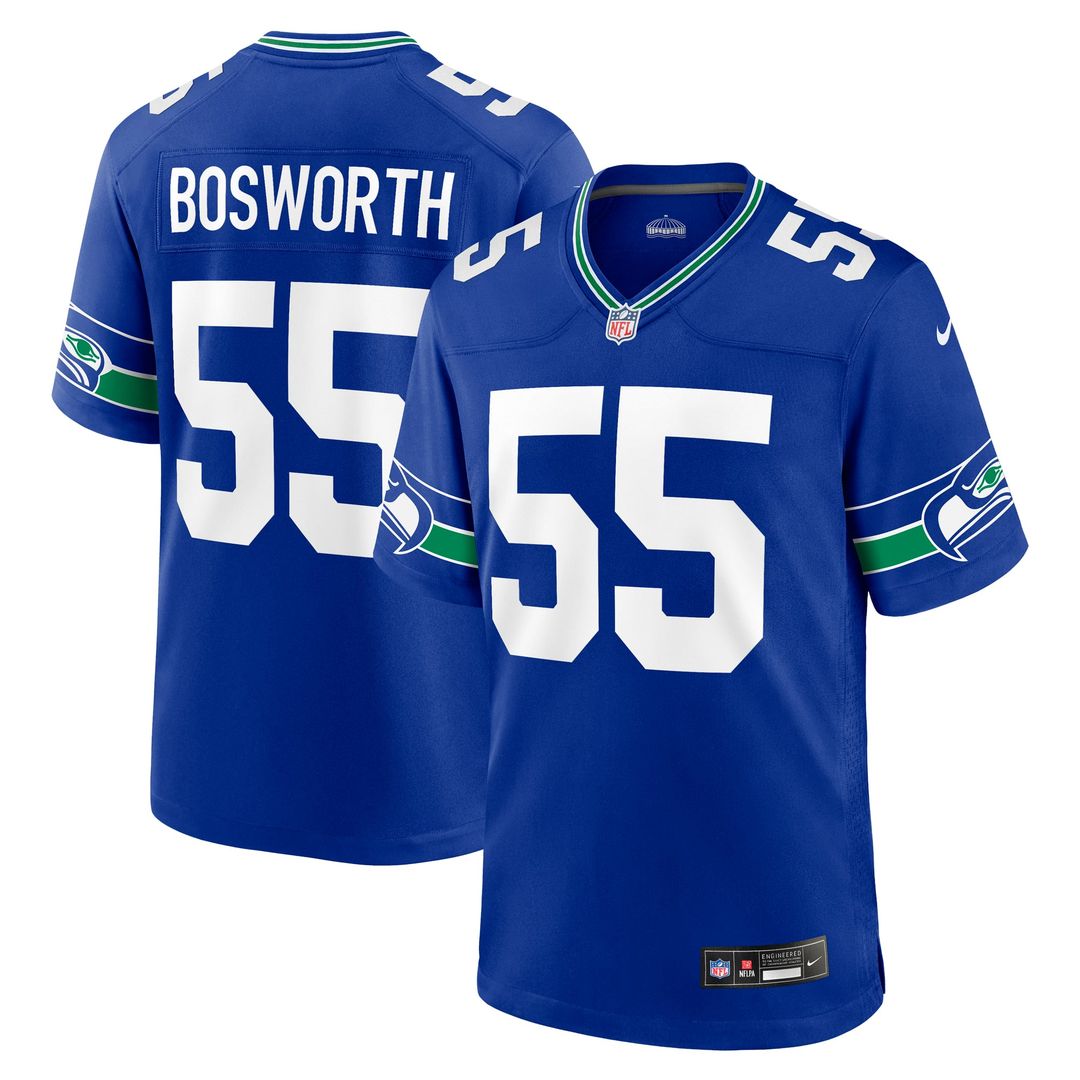 Seattle Seahawks Brian Bosworth Nike Royal Retired Player product image 1