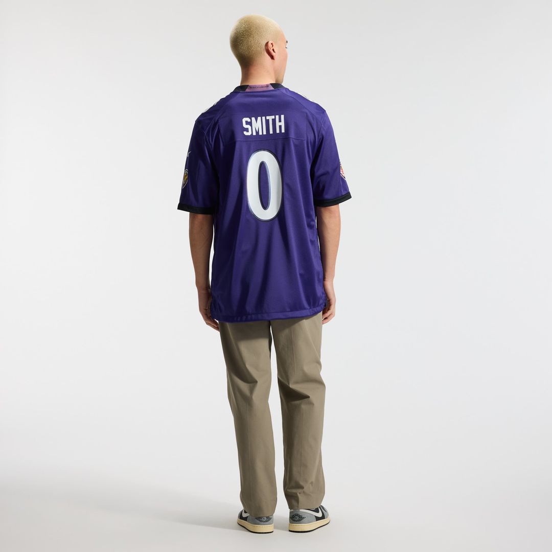 Baltimore Ravens Roquan Smith Nike Purple Game Jersey product image 5