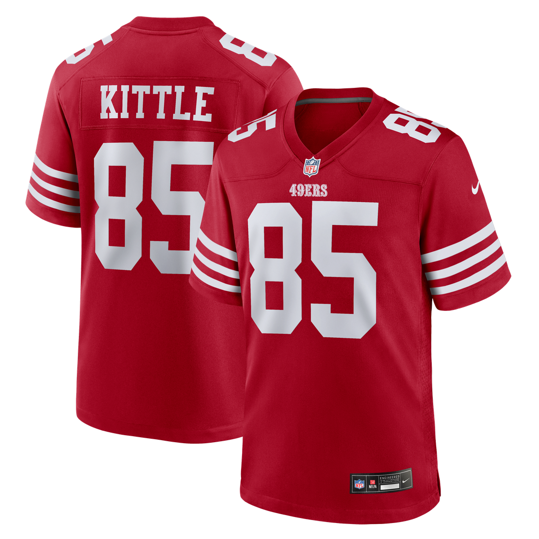San Francisco 49ers George Kittle Nike White Game Jersey product image 7