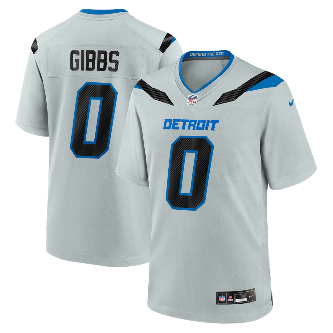 Detroit Lions Jahmyr Gibbs Nike Silver 2026 Rivalries product image 1