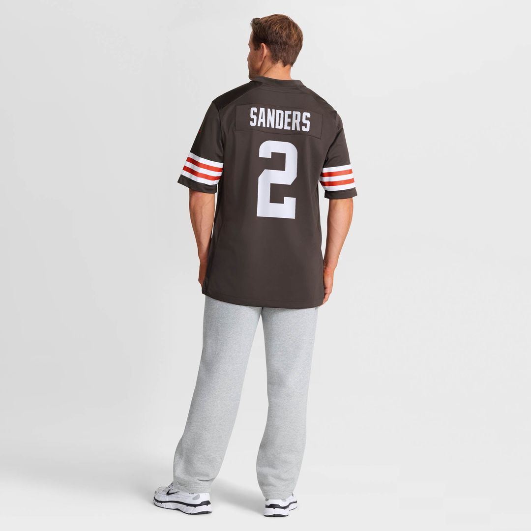Cleveland Browns Shedeur Sanders Nike Brown Game Jersey product image 5