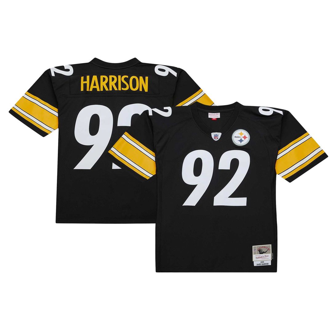 Pittsburgh Steelers James Harrison Mitchell & Ness Black product image 1