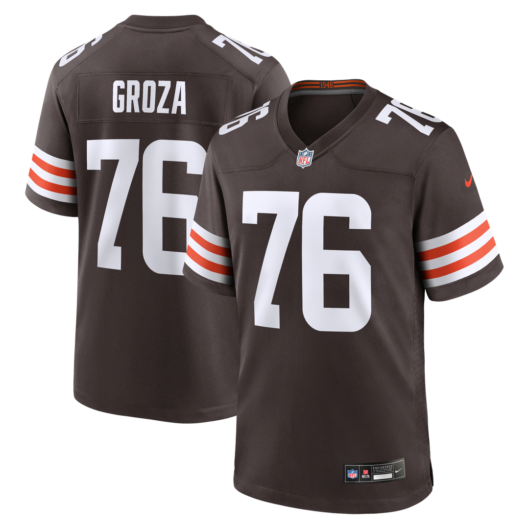 Cleveland Browns Lou Groza Nike Brown Retired Player Game product image 1