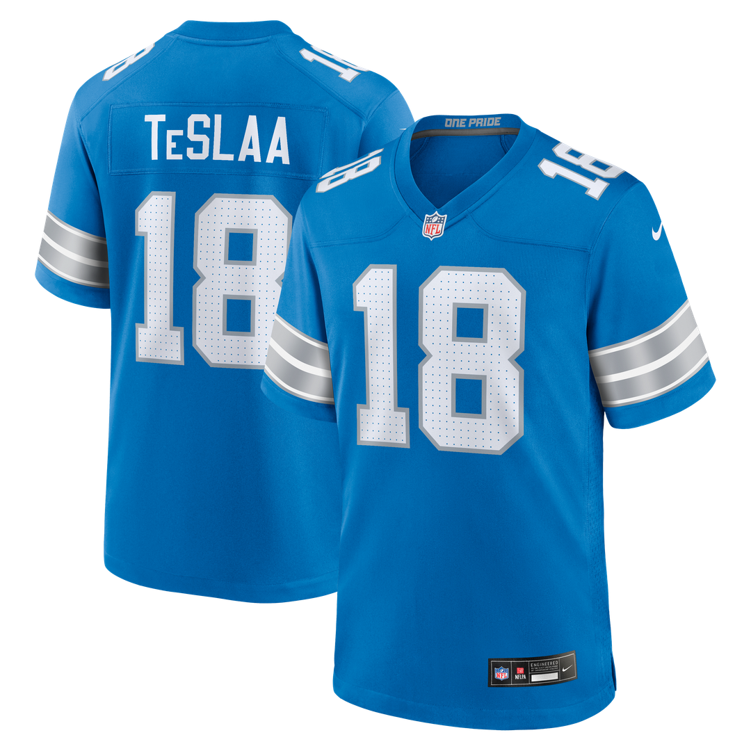 Detroit Lions Isaac TeSlaa Nike Black Alternate Game Jersey product image 13