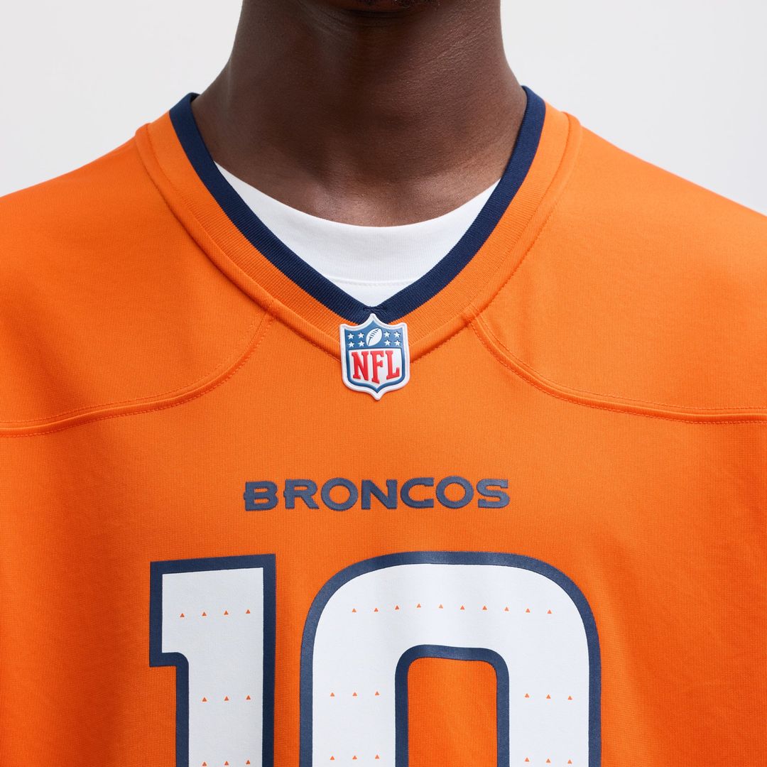 Denver Broncos Bo Nix Nike Orange Game Jersey product image 17