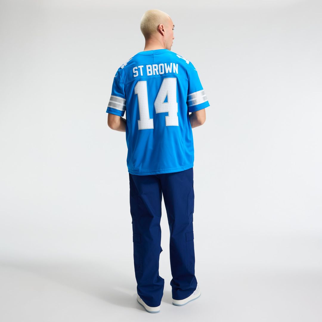 Detroit Lions Amon - Ra St. Brown Nike White Vapor FUSE product image 11