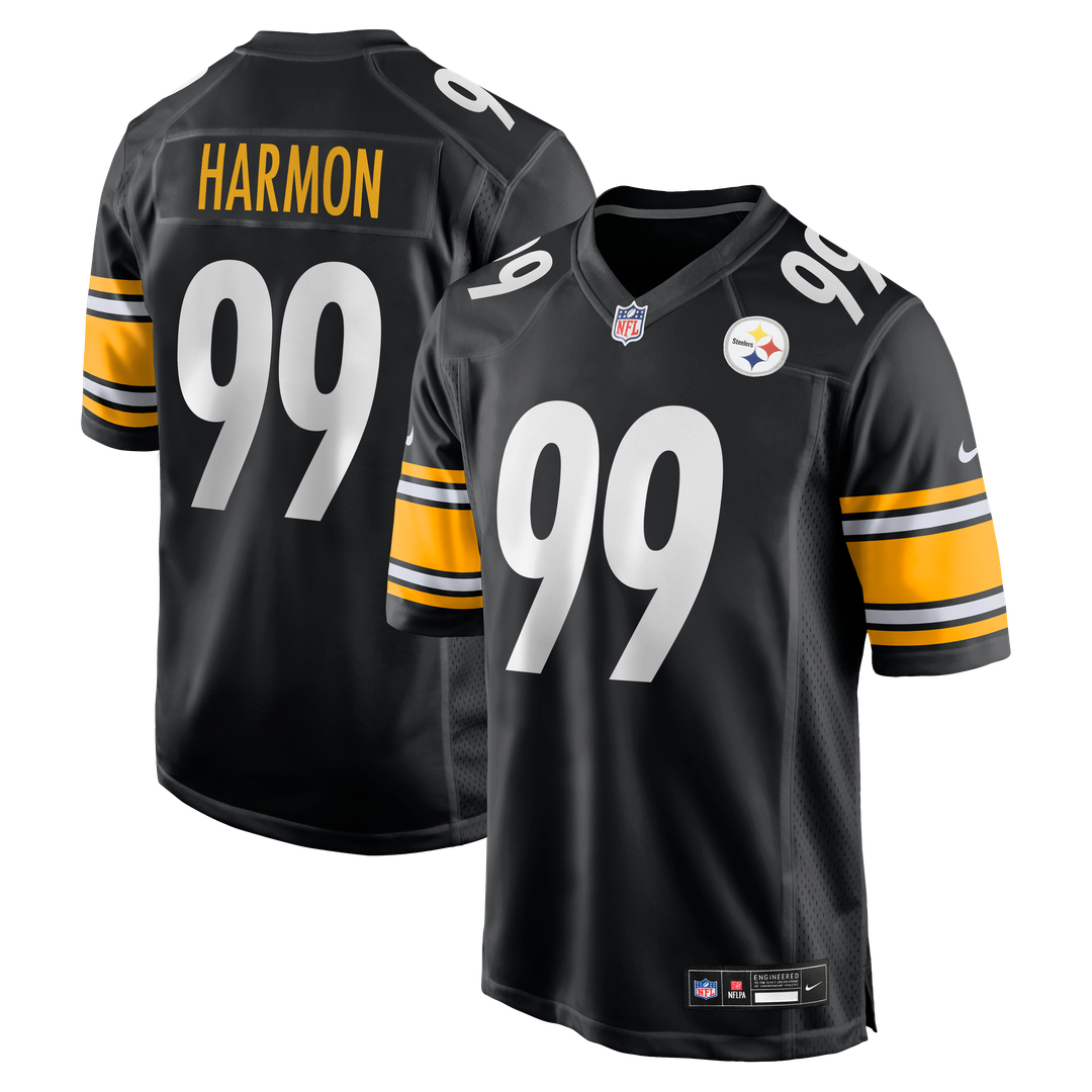 Pittsburgh Steelers Derrick Harmon Nike Black Game Jersey product image 1