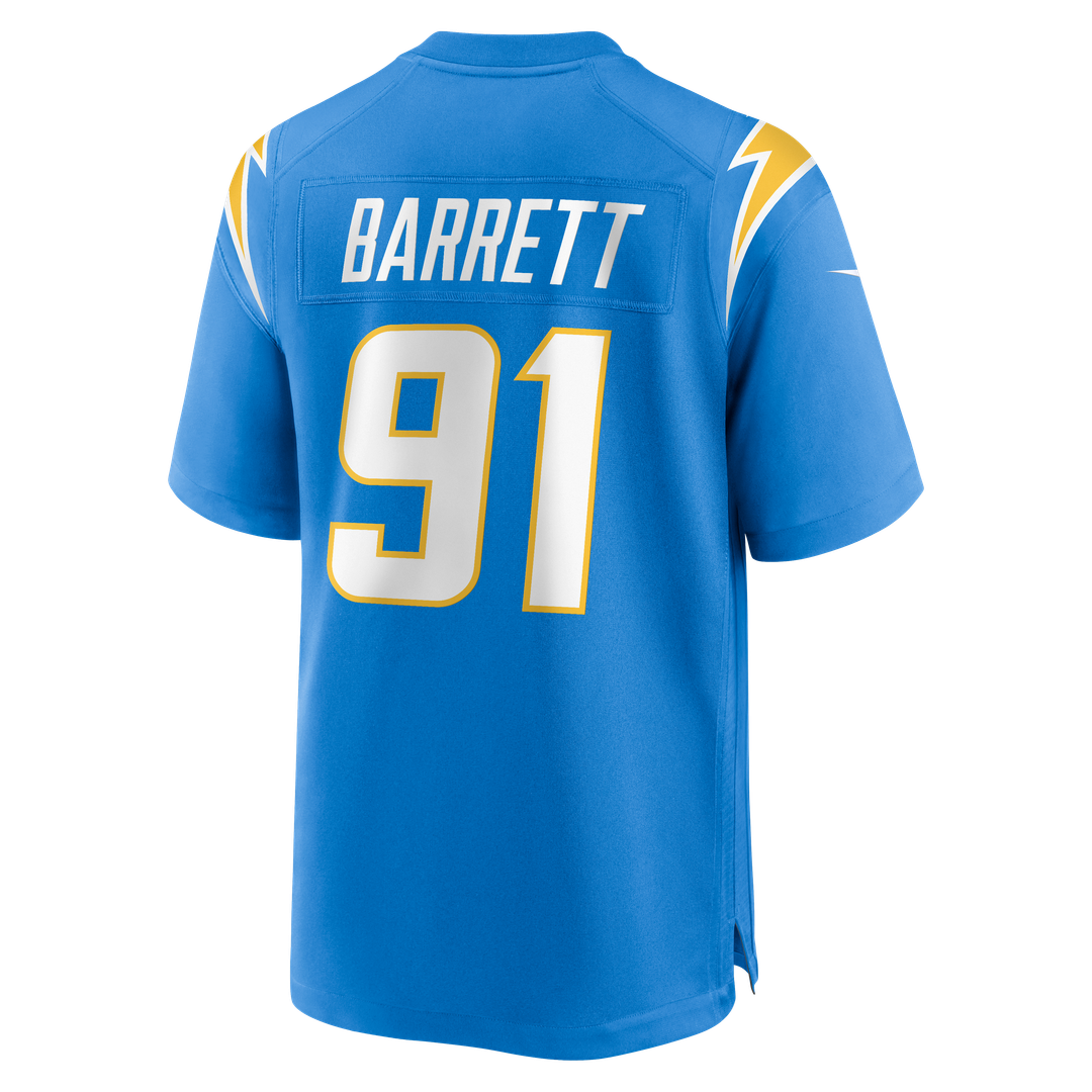 Los Angeles Chargers Nick Barrett Nike Powder Blue Game product image 5