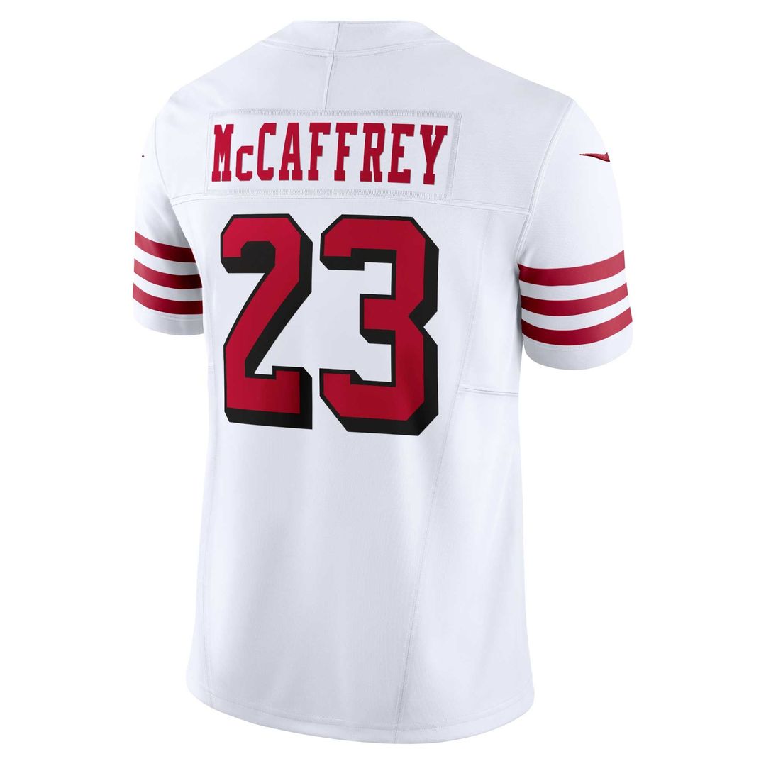 San Francisco 49ers Christian McCaffrey Nike White Vapor product image 3