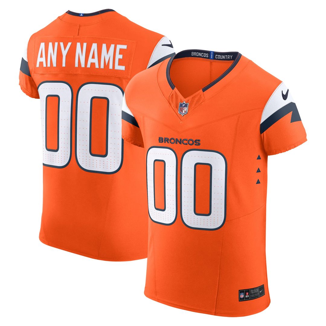 Denver Broncos Nike Orange Team Vapor FUSE Elite Custom product image 1