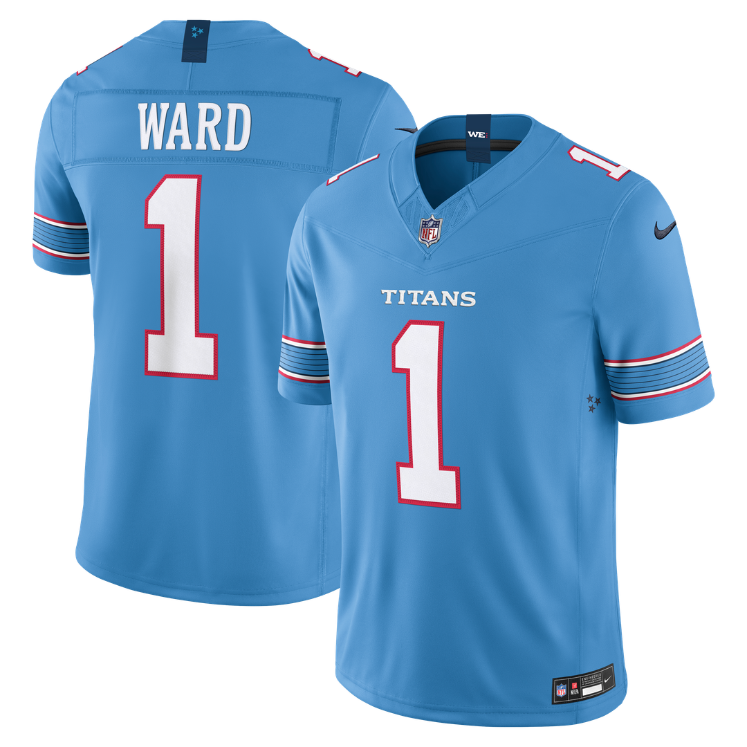 Tennessee Titans Cameron Ward Nike Light Blue Team Vapor product image 14