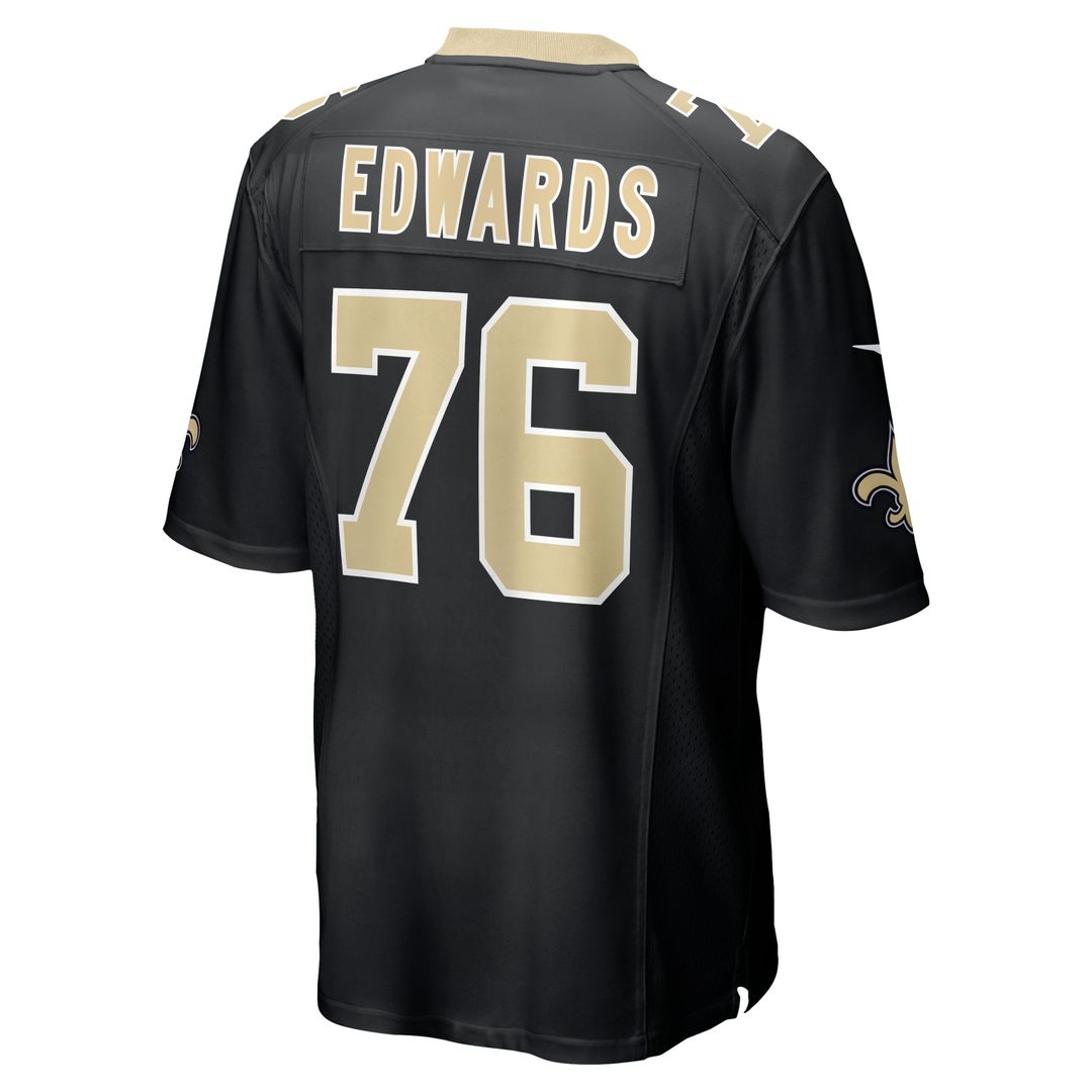 New Orleans Saints David Edwards Nike Black Game Jersey product image 3